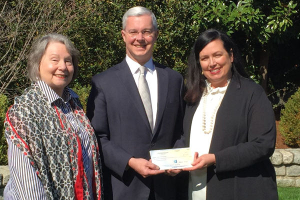 The Spartanburg County Foundation Receives Check From Children's Cancer Partners of the Carolinas