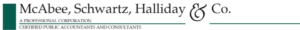 McAbee, Schwartz, Halliday & Co. McAbee, Schwartz, Halliday & Co.