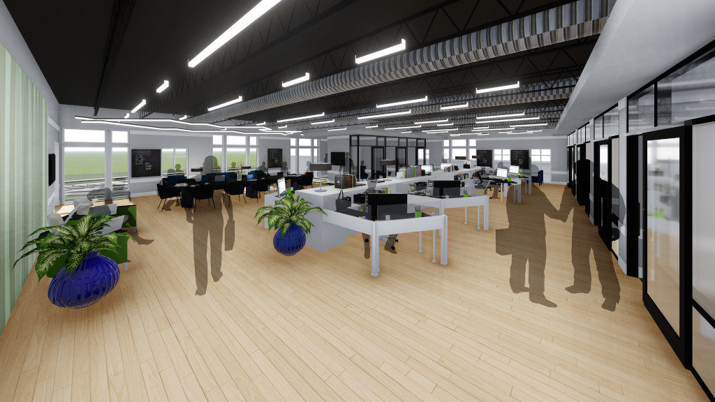 Incubator Space Rendering 1 Center for Philanthropy, Incubator Space Rendering 1