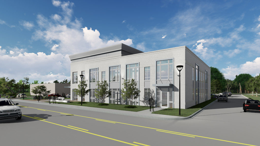 Exterior Rendering 2 Center for Philanthropy, Exterior Rendering 2