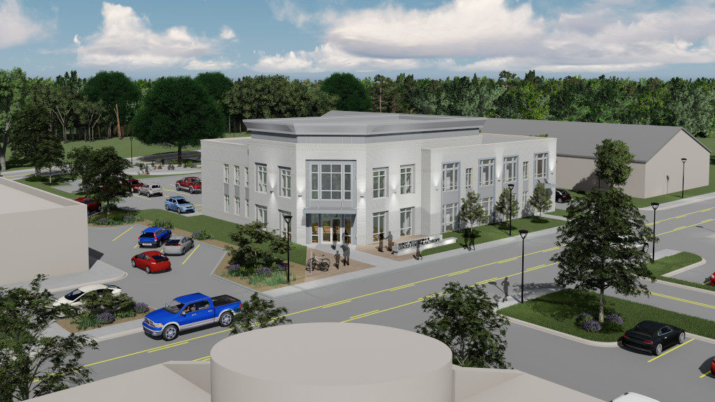 Exterior Rendering 3 Center for Philanthropy, Exterior Rendering 3