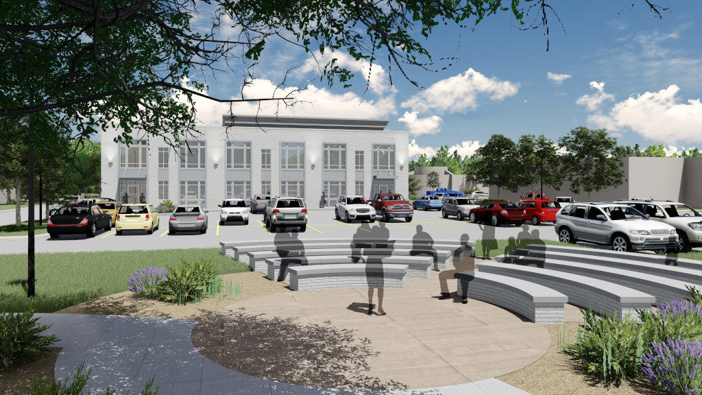 Exterior Rendering 5 Center for Philanthropy, Exterior Rendering 5